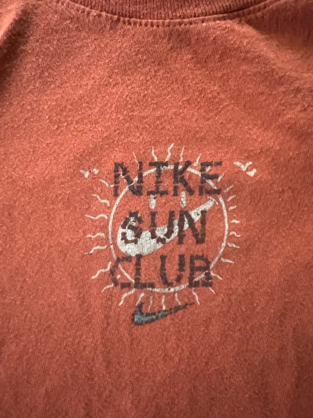 Nike Rust Orange Retro Sun Tee